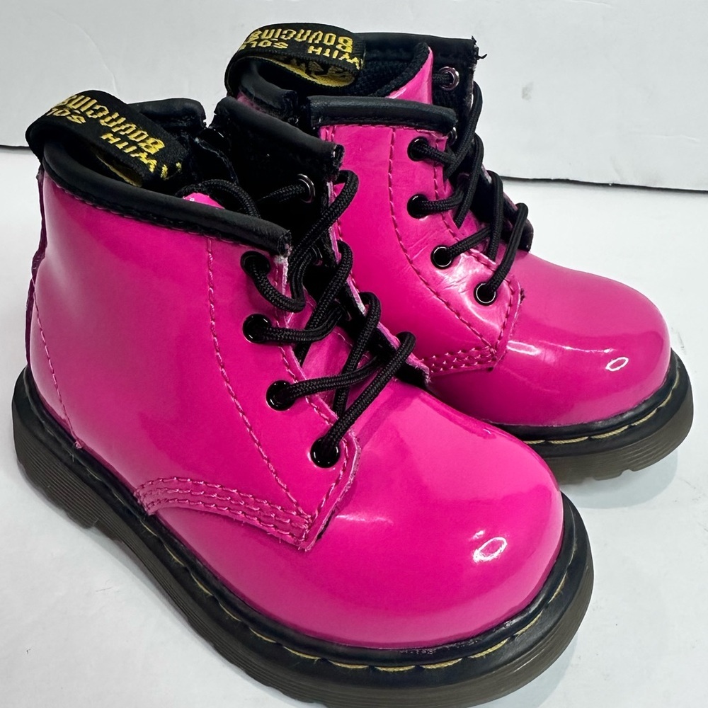 Dr. Marten’s Bright Pink Lace-Up Boots